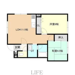 コーポハッピー【2階】の間取り