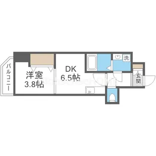 GARDENIA城東【8階】の間取り