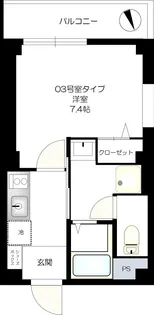 b`CASA Miyamaedaira【4階】の間取り