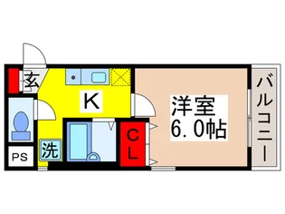 シェ-ナ-ハ-フェン【1階】の間取り