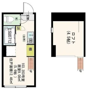 AVAND神楽坂(アヴァンド神楽坂)【1階】の間取り