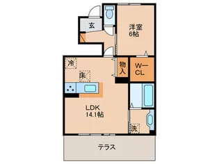 グランドュール【1階】の間取り