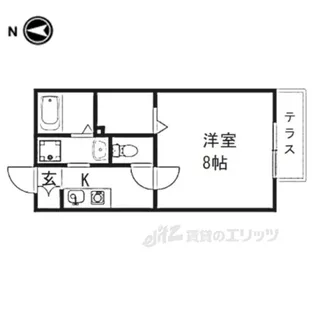 バルカ・ディ・ロッチャ【1階】の間取り