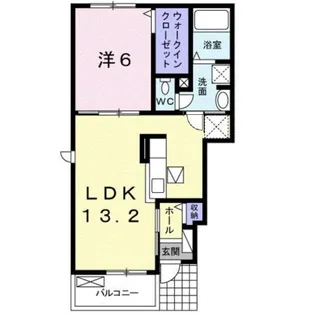 マーヴェラスII【1階】の間取り