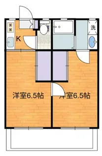 多摩川レジデンス【1階】の間取り