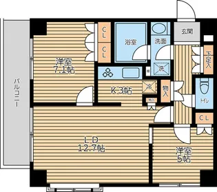 KDXレジデンス代官山II【2階】の間取り