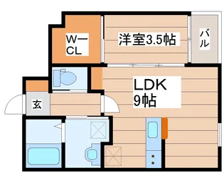blanc【1階】の間取り