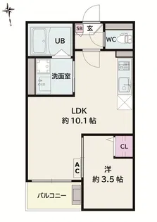 Jack todanishiI【1階】の間取り
