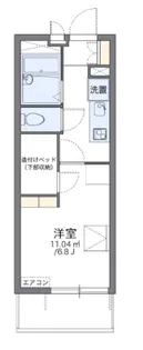 レオパレス松並【1階】の間取り