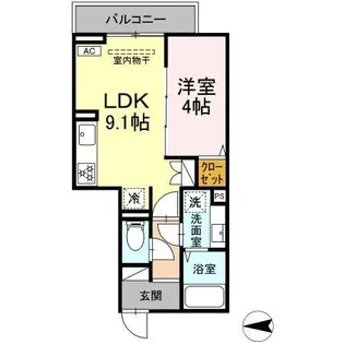 セレスティア西寺尾 A【3階】の間取り
