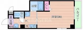 ラ・リッシュ北梅田【2階】の間取り