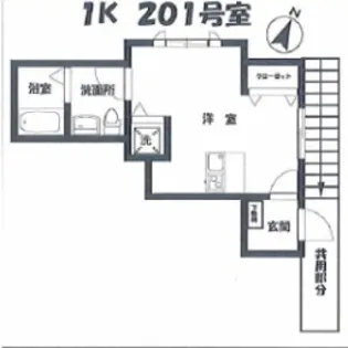 シティーカーブ【2階】の間取り