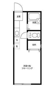 フローラ白山【1階】の間取り