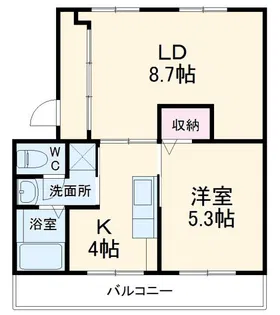 メゾン冨田【1階】の間取り