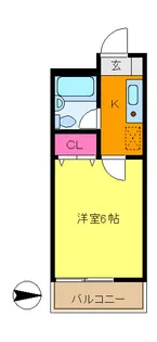メゾンドリーム1号館【2階】の間取り
