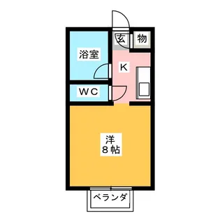 アルブルK【1階】の間取り