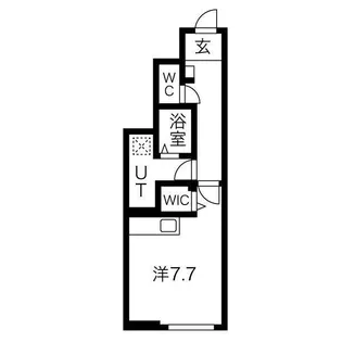 RESI大沢川原I【1階】の間取り