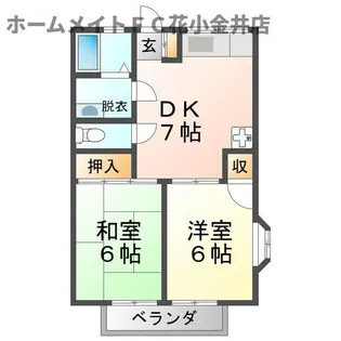 マルメゾン21【2階】の間取り