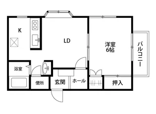 スペリオール白山浦【2階】の間取り