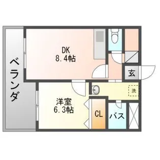 ラ・メゾン・セピア【2階】の間取り