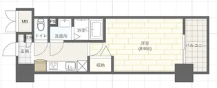 MISTRAL姫路駅前V【3階】の間取り