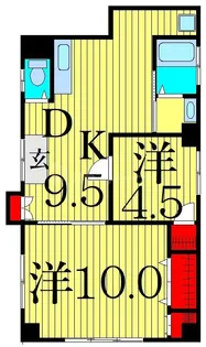 梅田コーポ【1階】の間取り