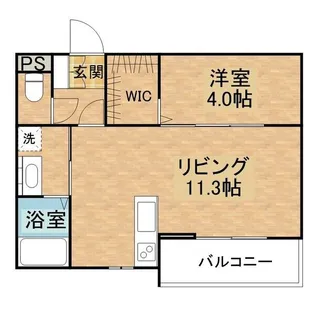 RAFFINE上戸祭【2階】の間取り