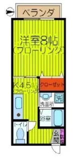 グリーンハイツ綾瀬II【1階】の間取り