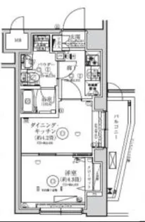 レアライズ赤羽イースト【1階】の間取り