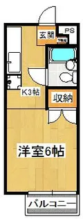 ハス ニューハウン【2階】の間取り