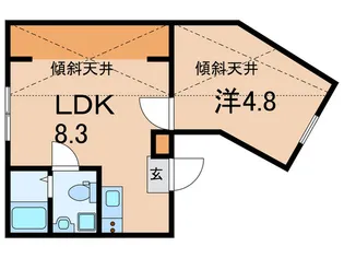 HJ PLACE 護国寺A【5階】の間取り
