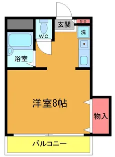 パスコ行徳【2階】の間取り