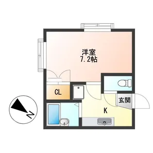 ジュネスA【1階】の間取り
