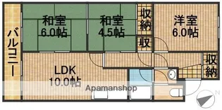アシスト第2浜松マンション【1階】の間取り