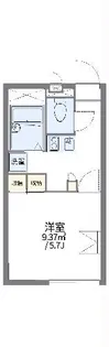 レオパレスブロッサム【2階】の間取り
