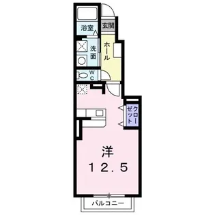 メゾン ド シャルム【1階】の間取り