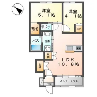 クリーンF【1階】の間取り