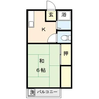 湯の森ハイツ【2階】の間取り