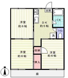 セントラルハウス【1階】の間取り