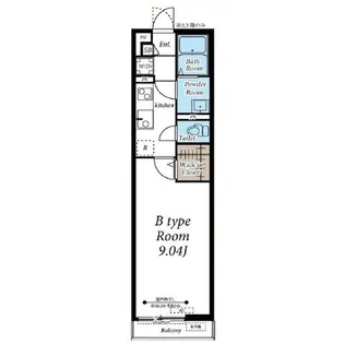 CHEZREVE(シェレーヴ)【2階】の間取り