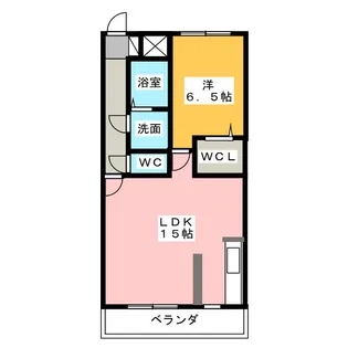 フィオーリ【1階】の間取り