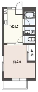 ハイツトノヤマA【2階】の間取り
