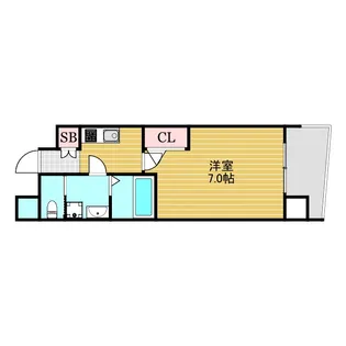 セレニテ三国プリエ【6階】の間取り