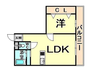 シティガーデン武庫之郷【4階】の間取り
