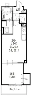 クリエオーレ郡津I【1階】の間取り
