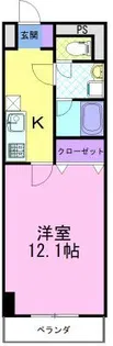 ロータスマーシュ元今泉【8階】の間取り