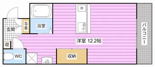 サンライフ鴨江【3階】の間取り