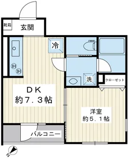 グランディール【1階】の間取り