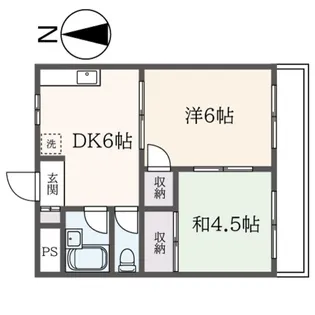 パレ池上【2階】の間取り