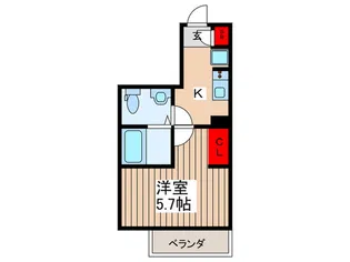 N.プライム北越谷【2階】の間取り